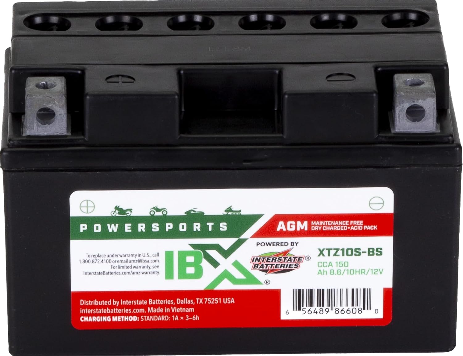 Interstate YTZ10S-BS AGM